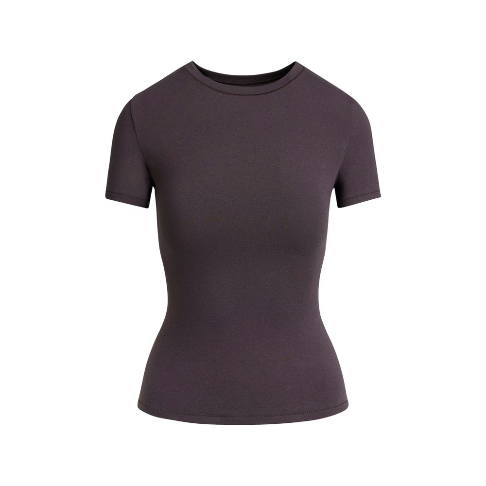 Skims Cotton Jersey T-Shirt Iron New